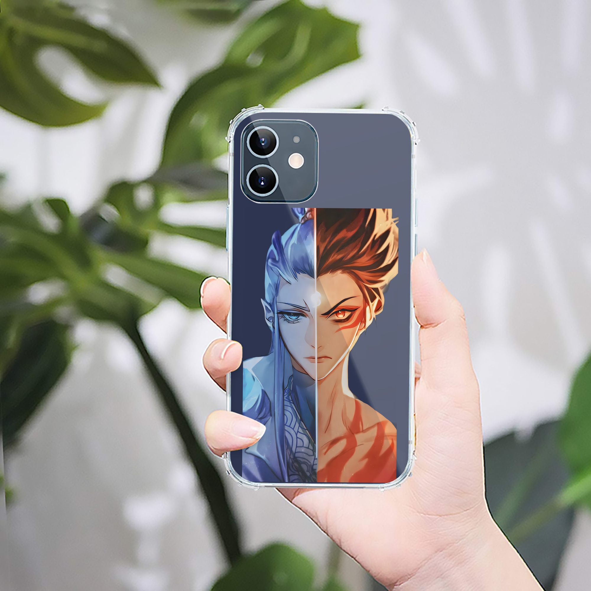 （画像用） Ne Zha 2 ナタ 魔童の大暴れ 【iPhone 12シリーズ対応】透明スマホケース（クリアソフトケース）